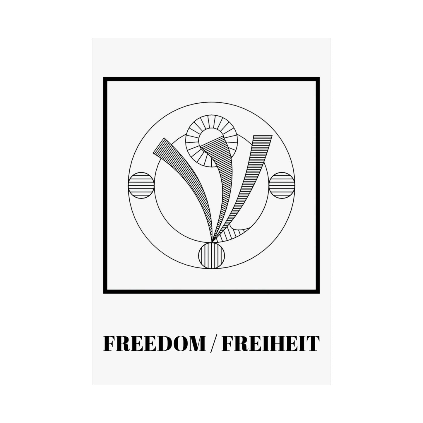 *Freedom/Freiheit* Creation-Energy Inspired Poster