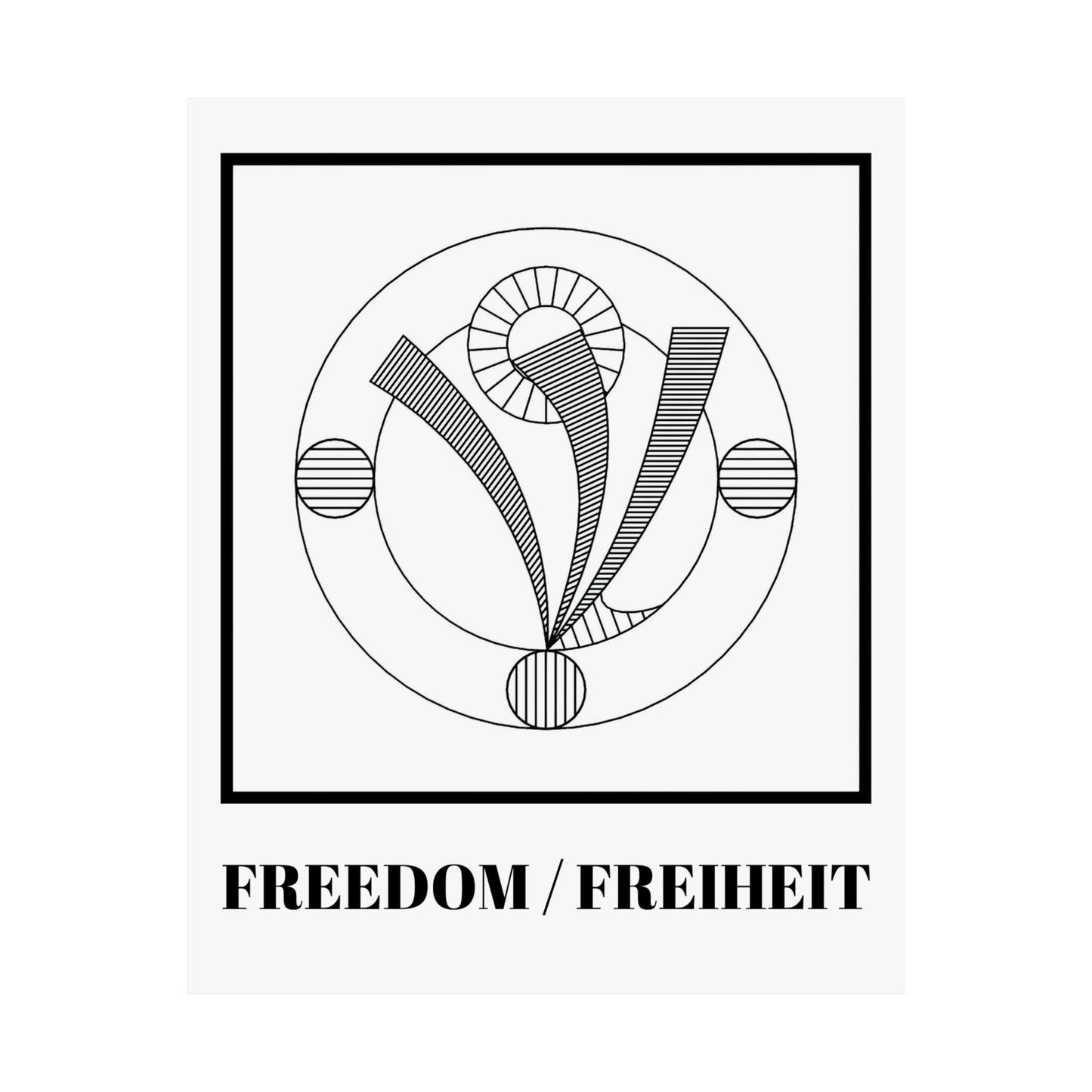 *Freedom/Freiheit* Creation-Energy Inspired Poster