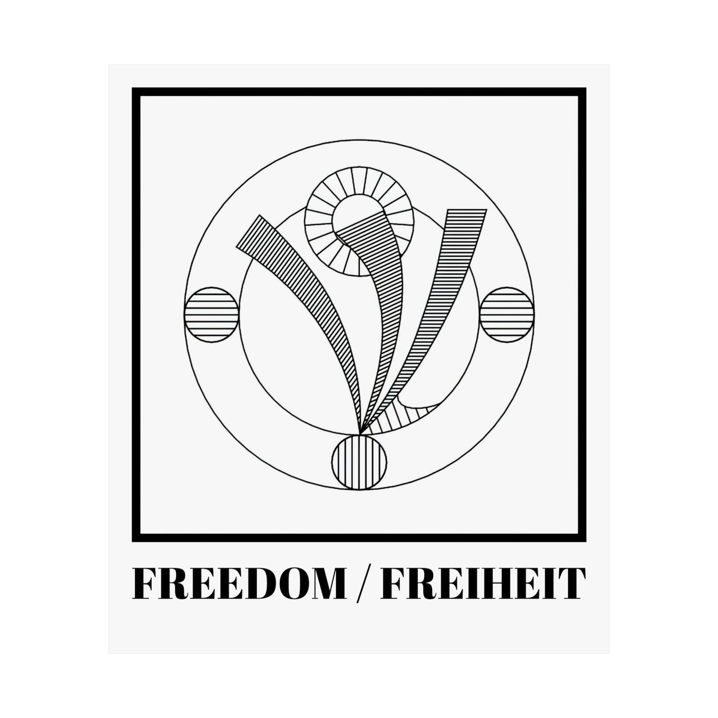 *Freedom/Freiheit* Creation-Energy Inspired Poster