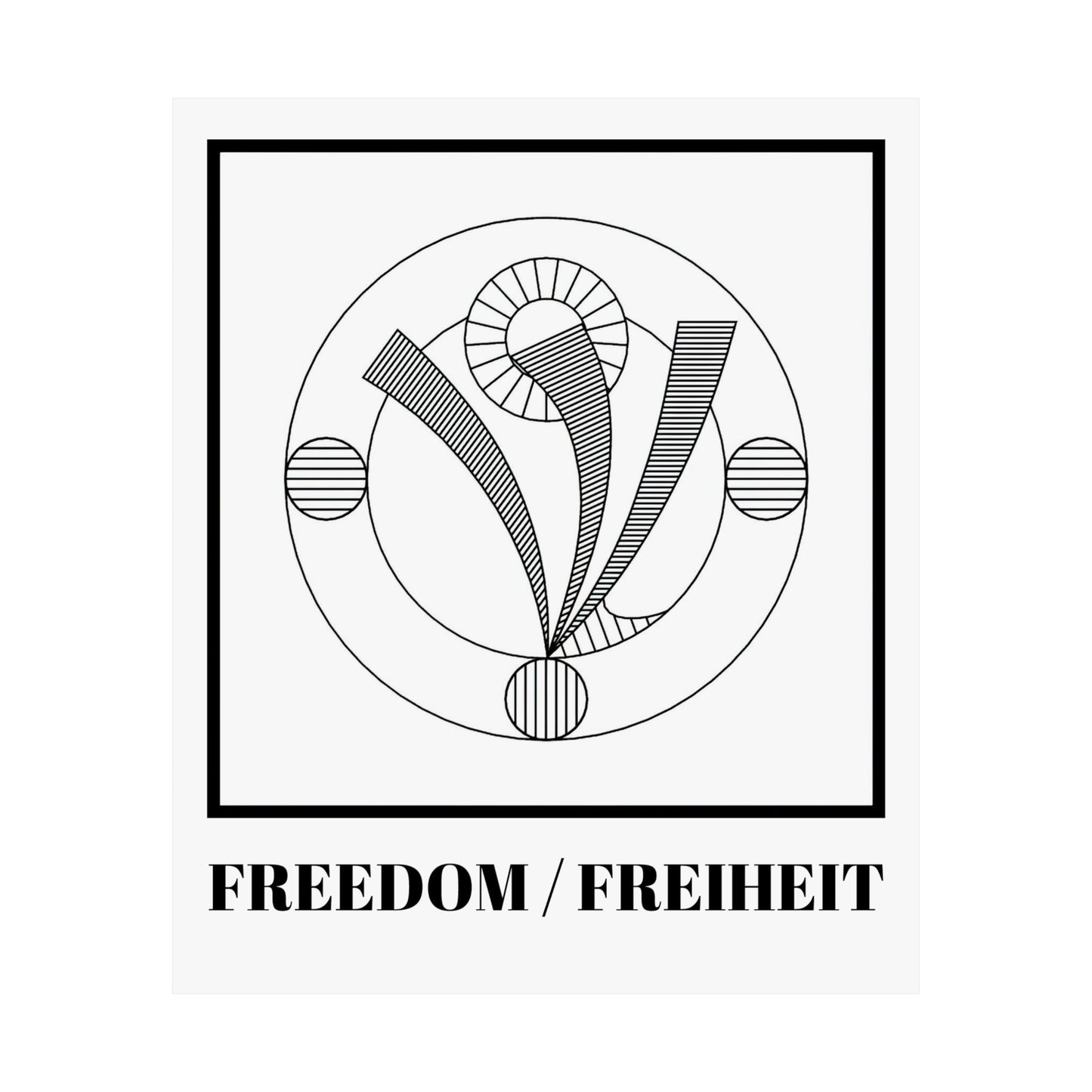 *Freedom/Freiheit* Creation-Energy Inspired Poster