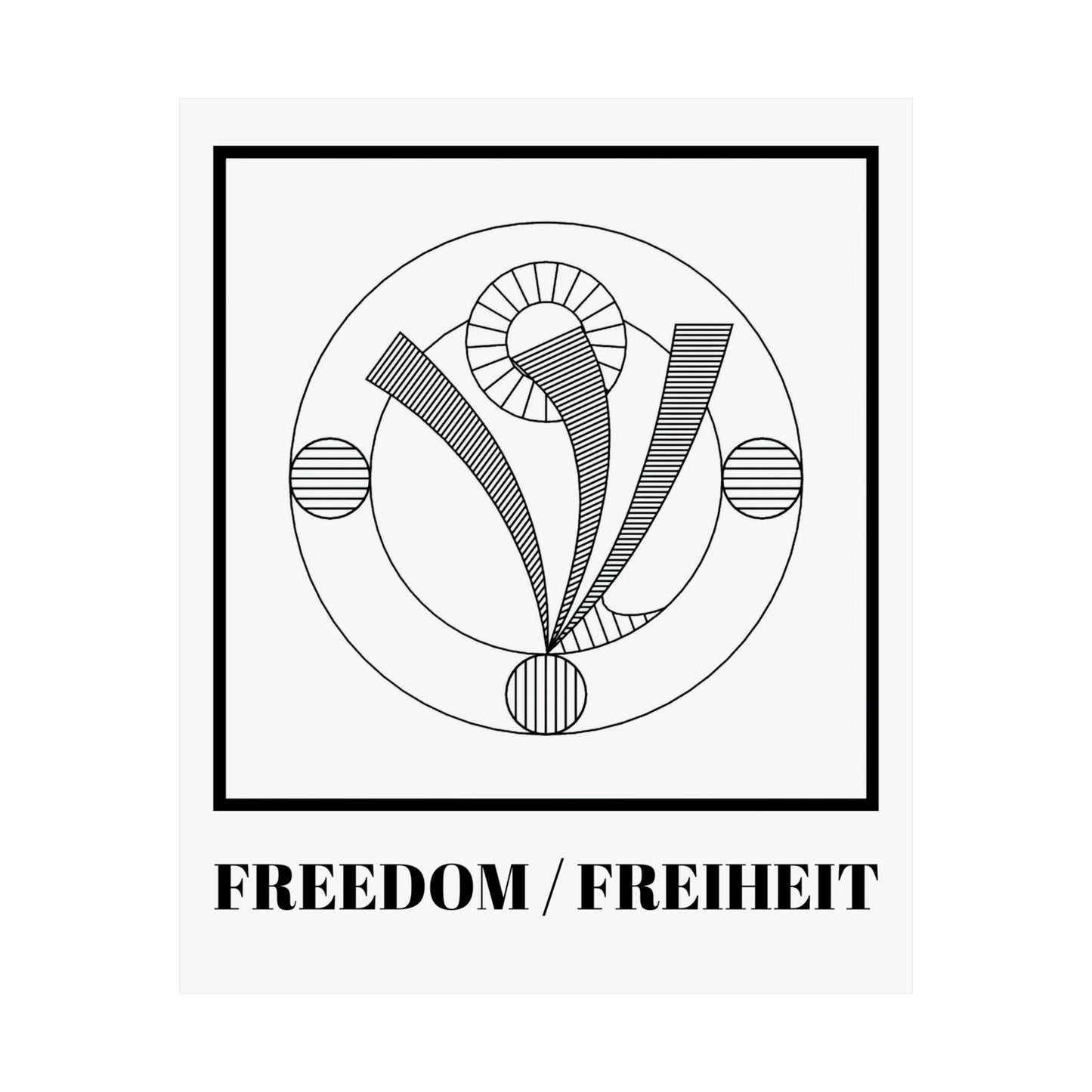 *Freedom/Freiheit* Creation-Energy Inspired Poster