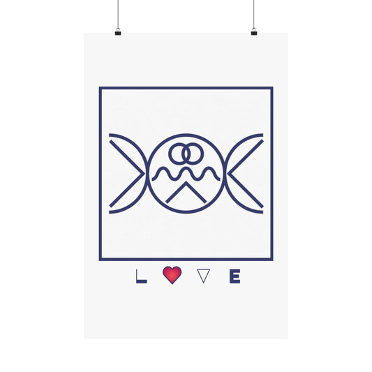 *Love/Liebe* Creation-Energy Inspired Poster