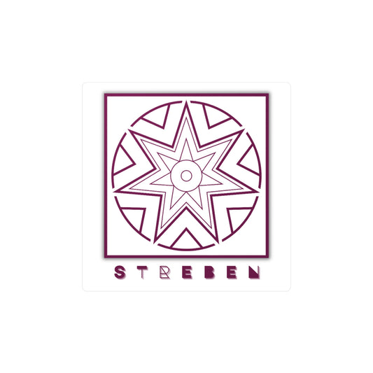 Symbols of the Creation-Energy Teaching - DECAL *Streben / Striving* (red/maroon)