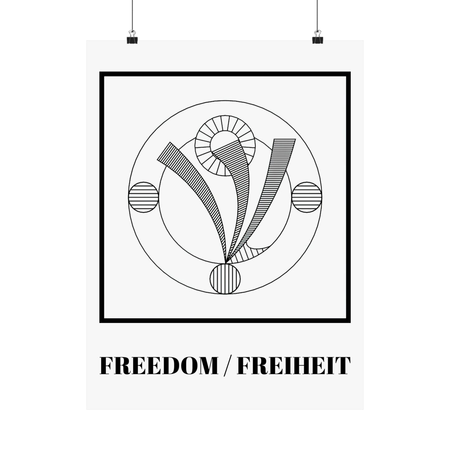 *Freedom/Freiheit* Creation-Energy Inspired Poster