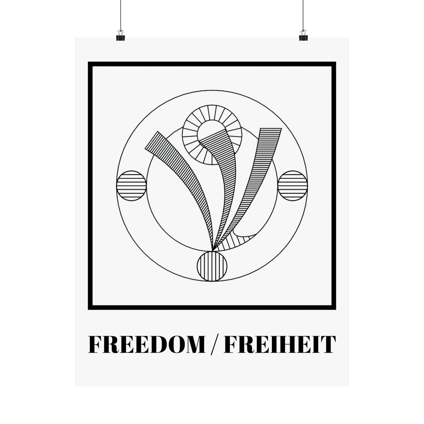 *Freedom/Freiheit* Creation-Energy Inspired Poster