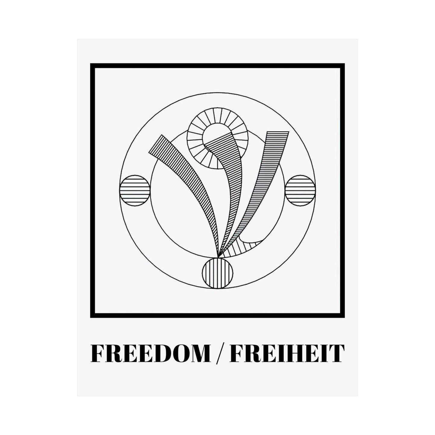 *Freedom/Freiheit* Creation-Energy Inspired Poster