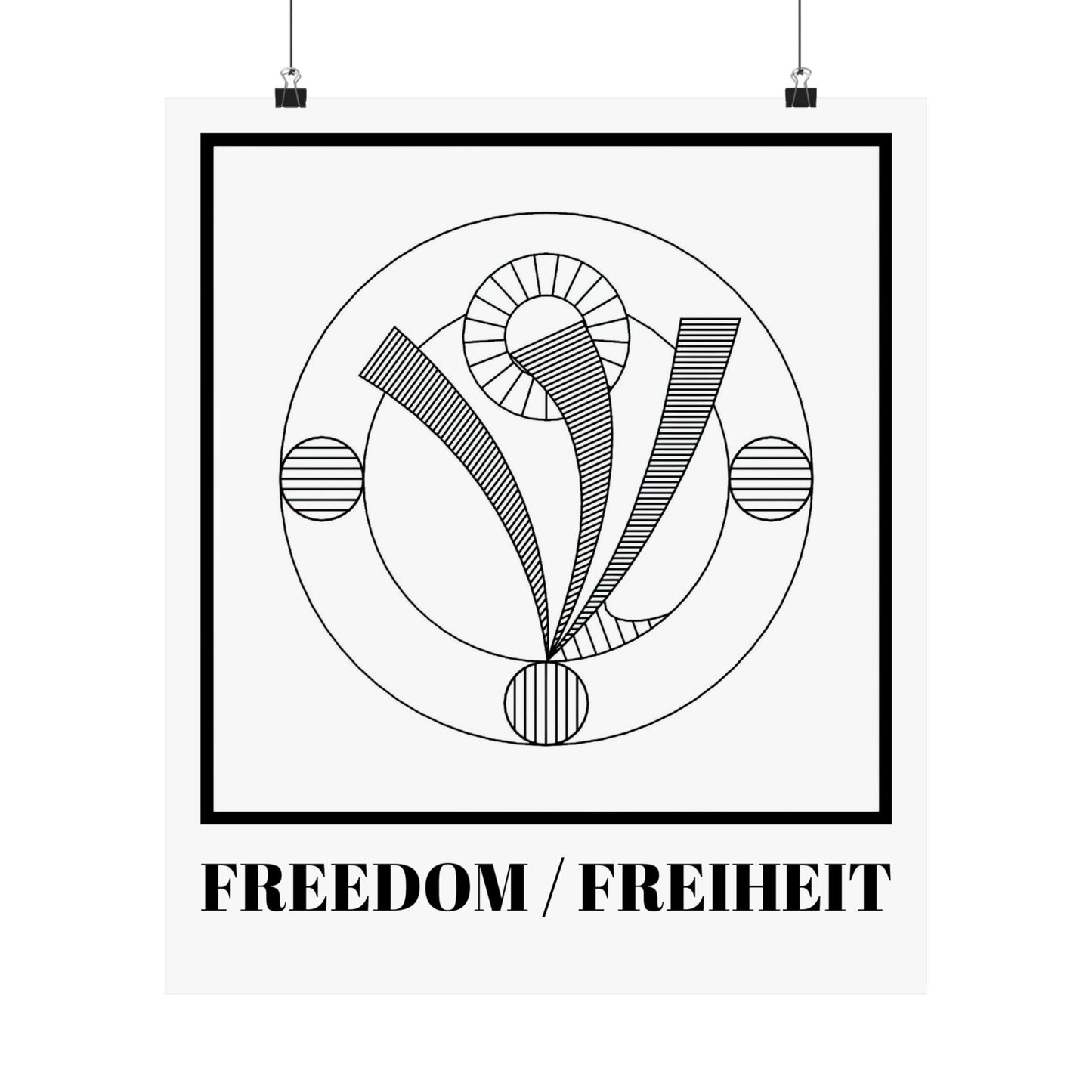 *Freedom/Freiheit* Creation-Energy Inspired Poster