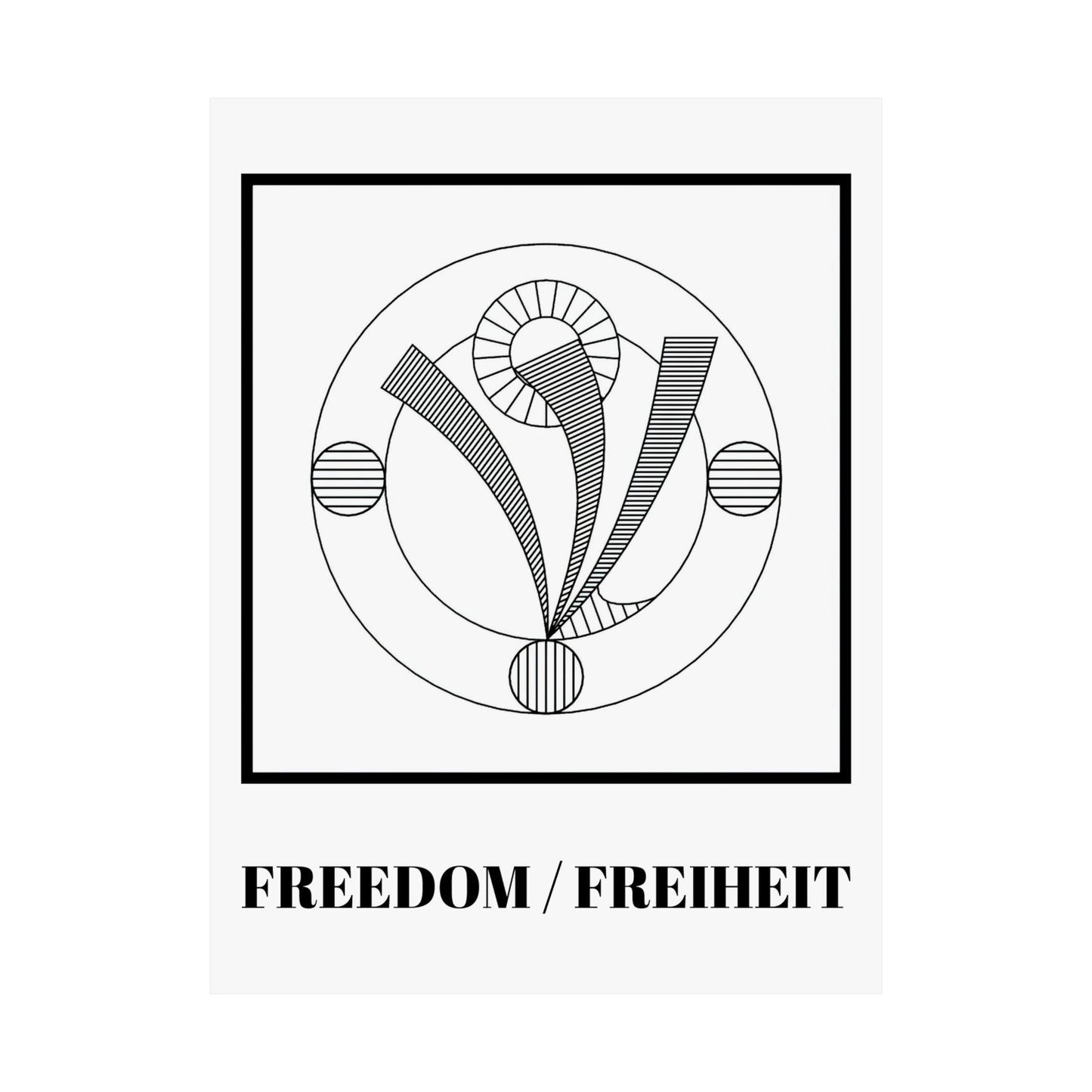 *Freedom/Freiheit* Creation-Energy Inspired Poster