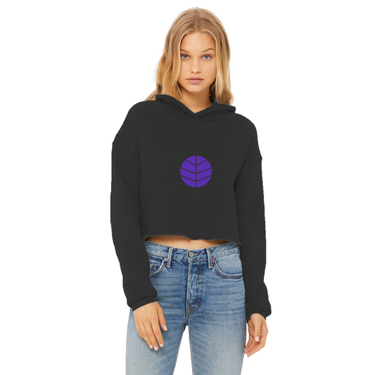 BEAM *Life* Collection Ladies Cropped Raw Edge Hoodie